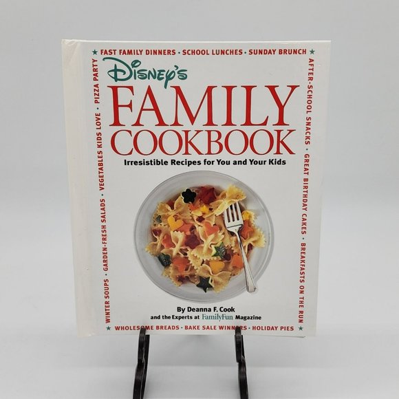 1996 Disney's Family Cookbook by Deanna F. Cook Hardcover Spiral Bound - Picture 3 of 3